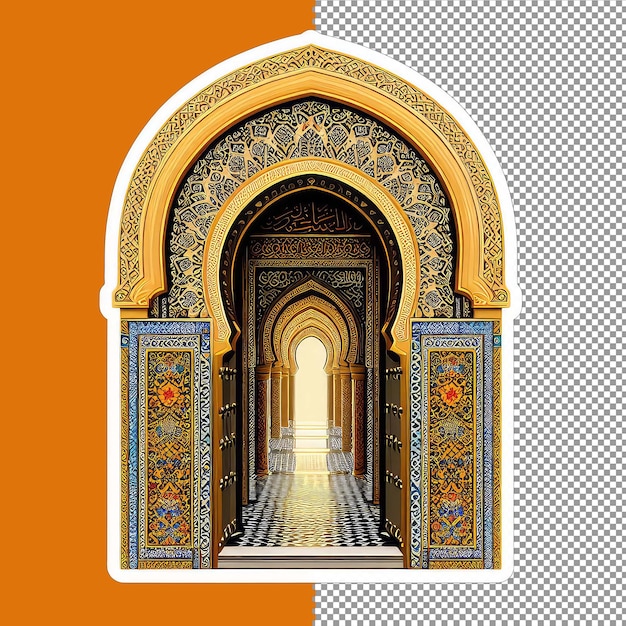 PSD intricate_moroccan_doorway_architecturepng