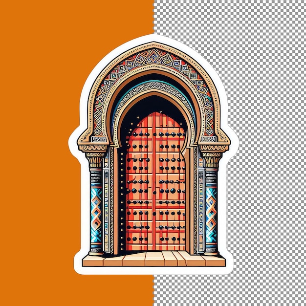 PSD intricate_moroccan_doorway_architecturepng