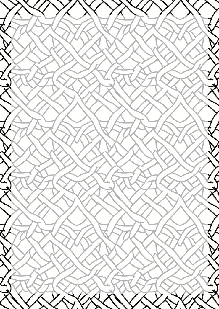 PSD intricate woven pattern