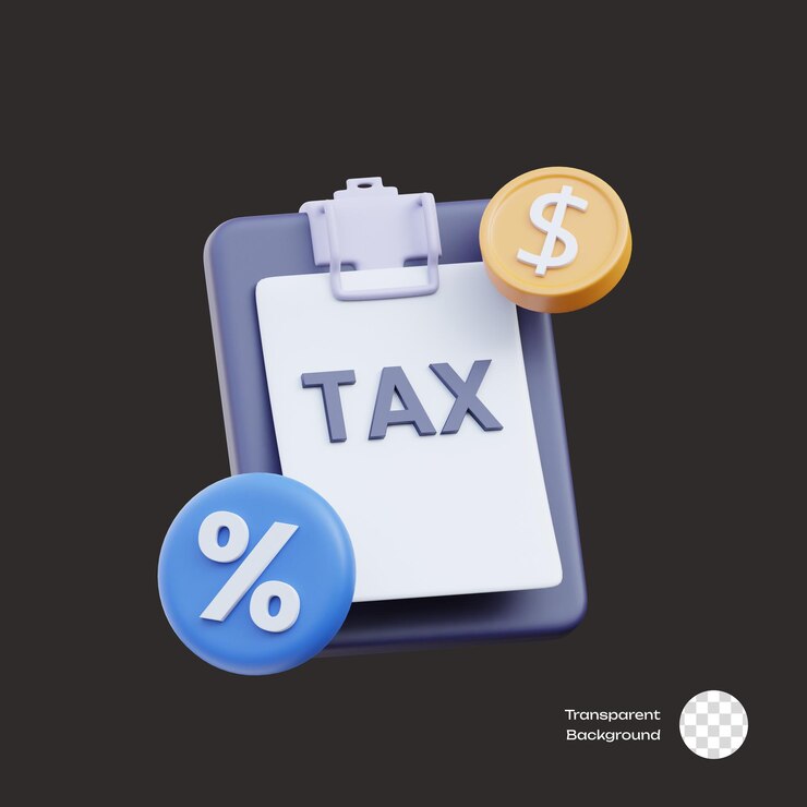 PSD 3d-иконы налога на инвестиции