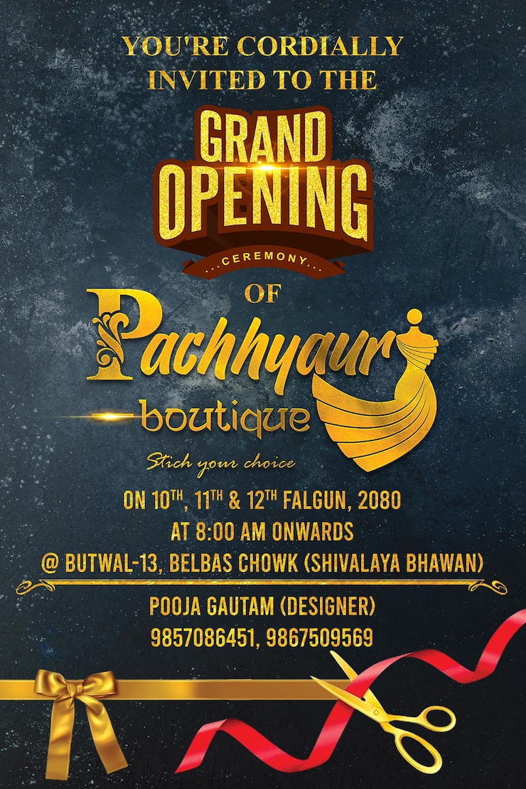 PSD invitation card design for flyer digital card