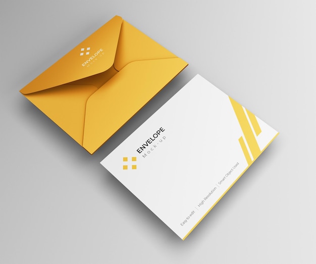 PSD invitation mockup