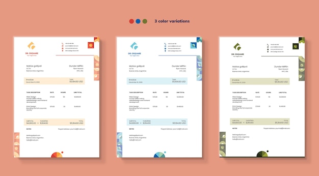 Invoice template