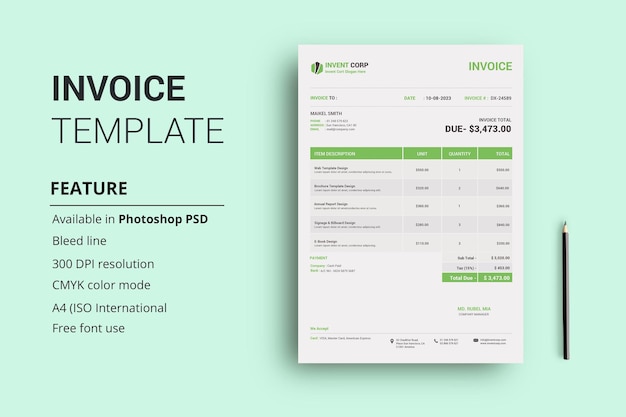 Invoice template