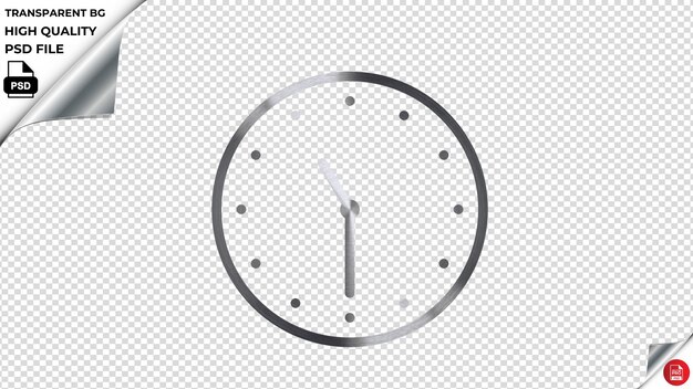 PSD ios time outline metalic gradient psd przezroczyste