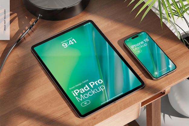 iPad 15 Home デスクトップモックアップ