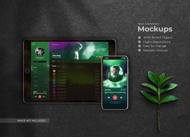 Ipad and iphone mockup