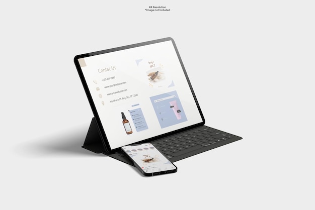 PSD ipad and iphone mockup