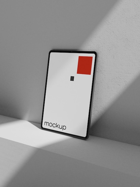 iPad Pro mockup tablet on white background