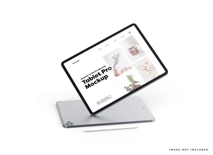 PSD ipad pro mockup