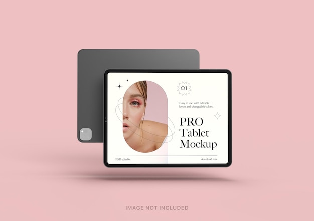 PSD ipad pro tablet bewerkbare mockup