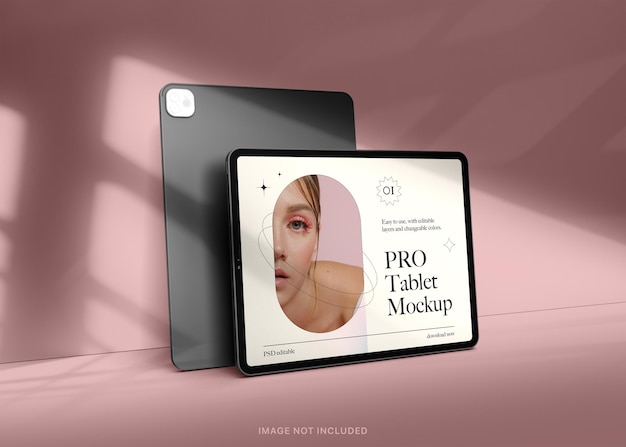 PSD ipad pro tablet bewerkbare mockup