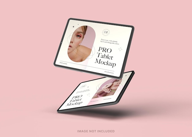 Mockup modificabile per tablet ipad pro