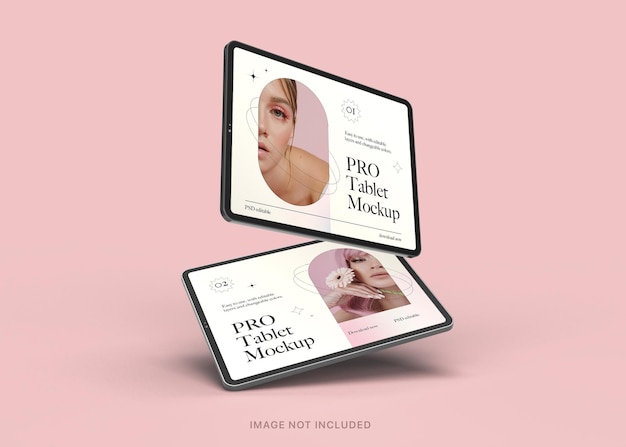 Mockup modificabile per tablet ipad pro