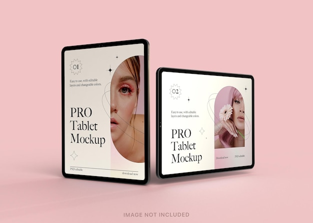 PSD mockup modificabile per tablet ipad pro