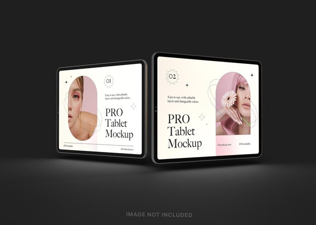 PSD mockup modificabile per tablet ipad pro