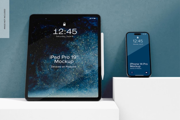 iPhone 14 モックアップ フロントビュー