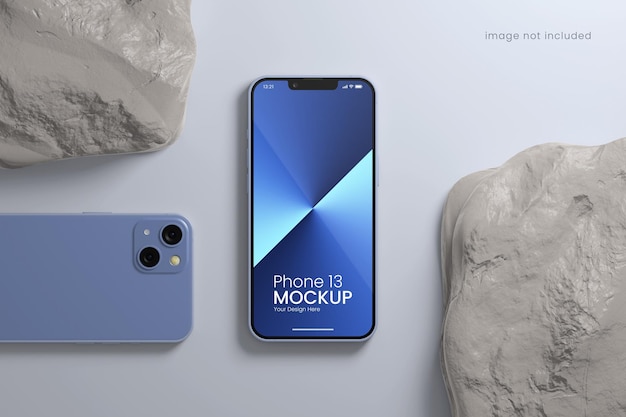 PSD iphone 13 mockup