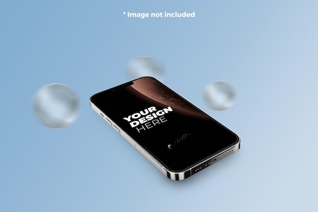 iPhone 13 Pro PSD Mockup-sjabloon