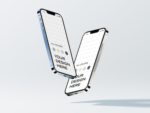 iPhone13プロシーンのモックアップ