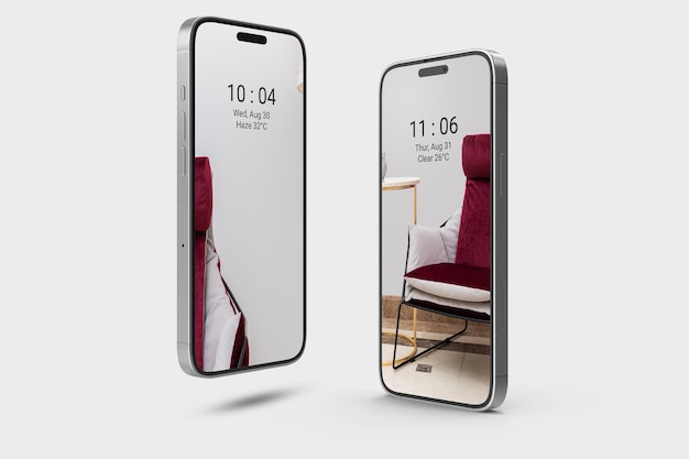 PSD iphone 14 mockup