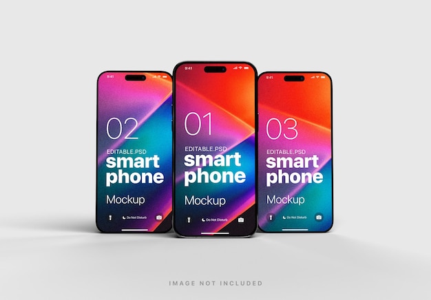 PSD iphone 14 pro max bewerkbare mockup