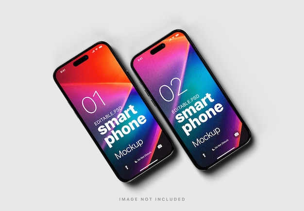 PSD Редактируемый макет iphone 14 pro max