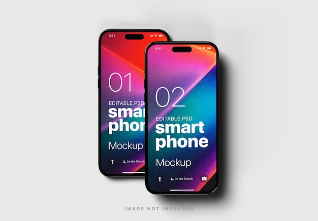 PSD Редактируемый макет iphone 14 pro max