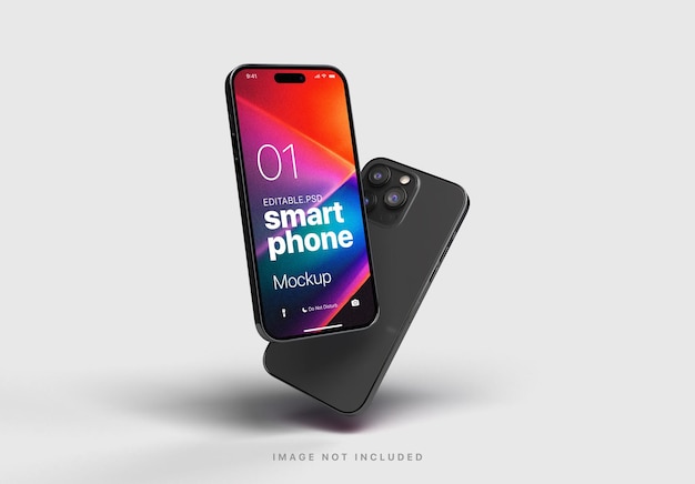 PSD Редактируемый макет iphone 14 pro max