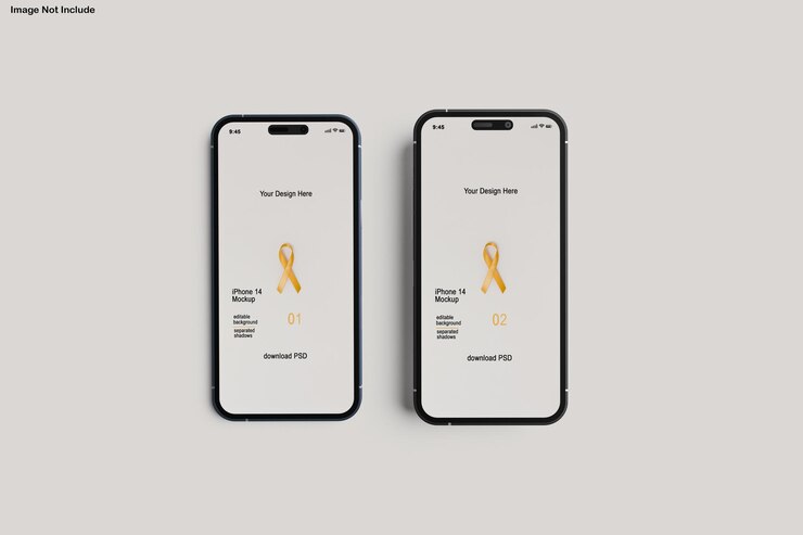 PSD iphone 14 pro max 목업