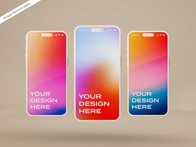 iphone 14 pro max mockup. smartphone clay mockup. iphone scene ui ux app presentation mockup