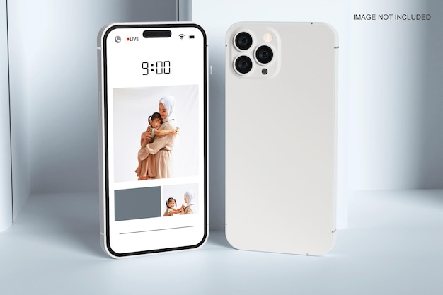 PSD iphone 14 pro max mockup