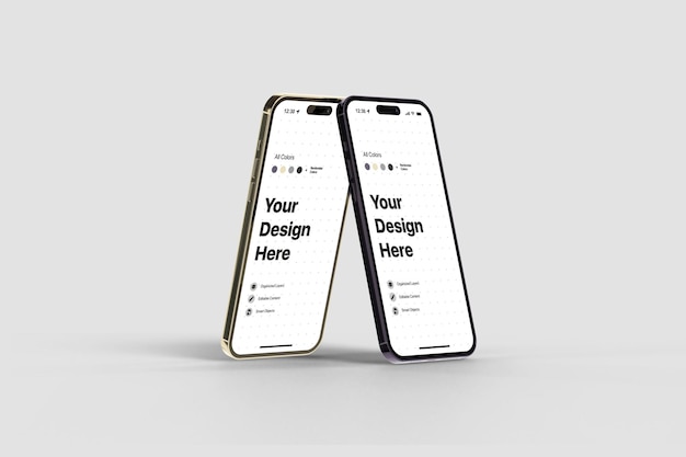 Iphone 14 scène mockup