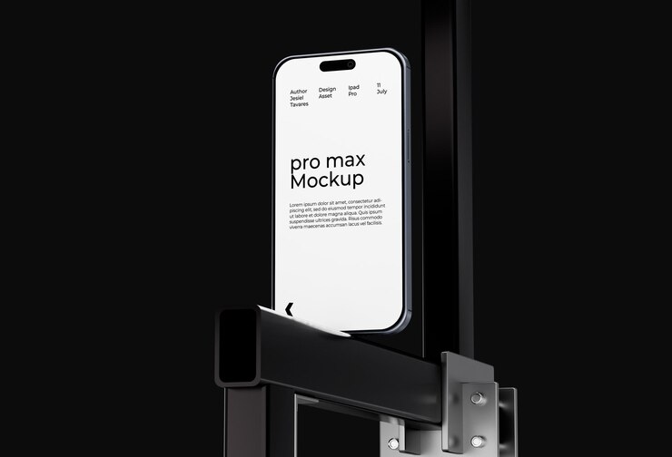 iPhone 15 amp 16 Pro Mockup HighResolution Smartphone Display Template