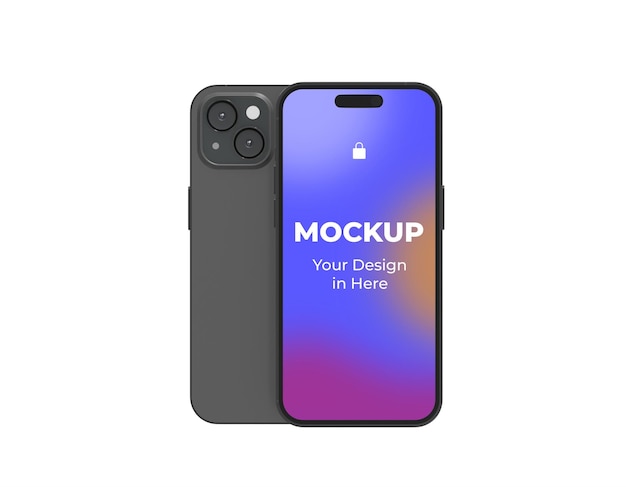 PSD iphone 15 mockup