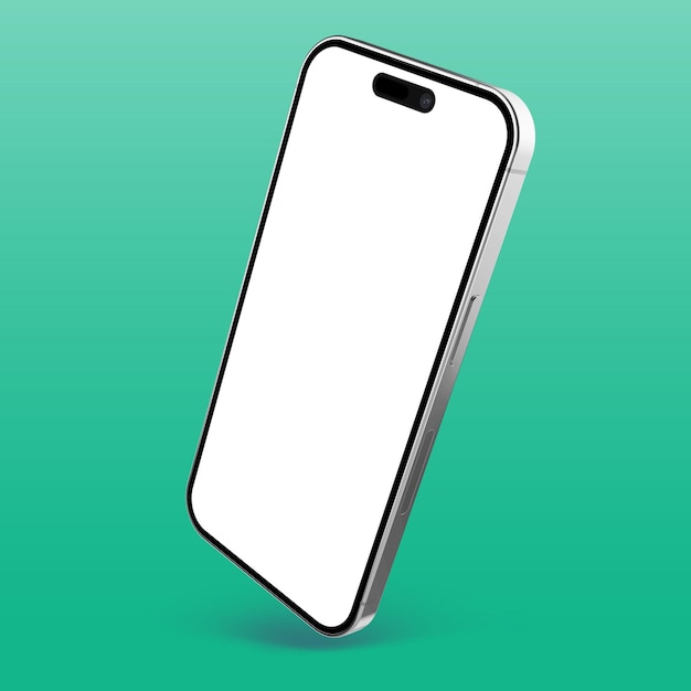 iPhone обращен вверх направо