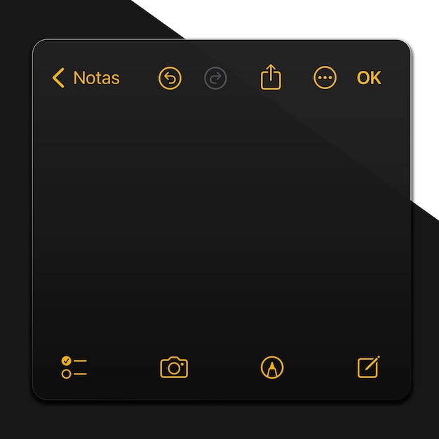 PSD iphone notes