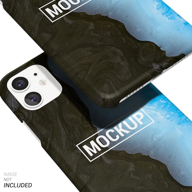 PSD iphone silicone case mockup