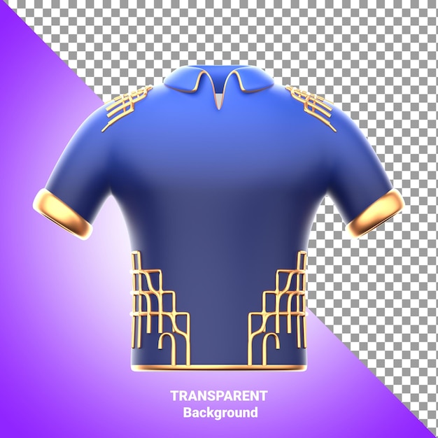 Ipl cricketteam jersey 3d pictogram