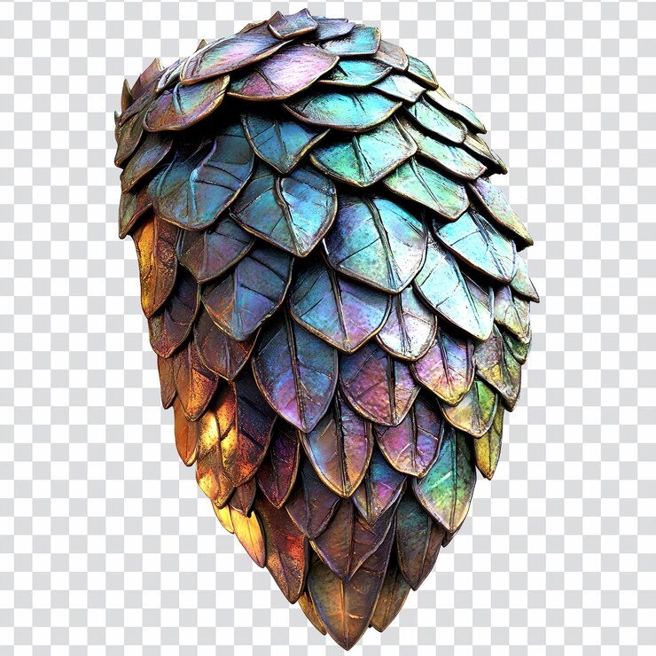 PSD iridescent dragon scales armor fantasy art