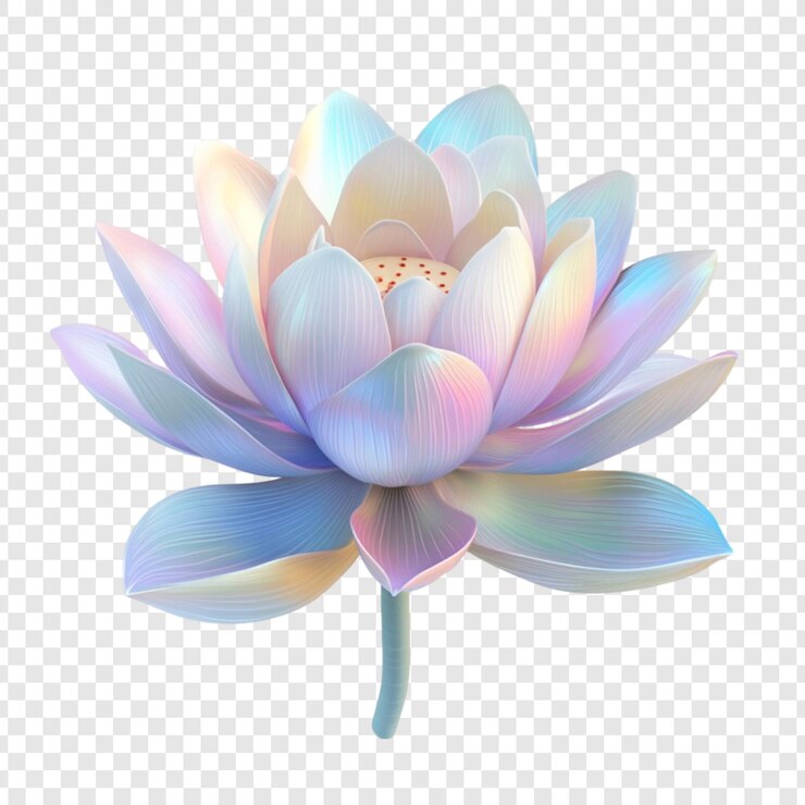 PSD 虹彩蓮花花<unk> 淡淡的顏色 自然美麗 平靜