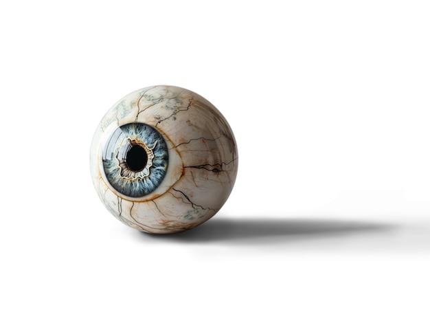 Iris of eye isolated