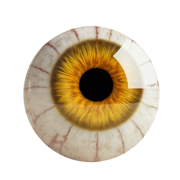 iris of eye isolated