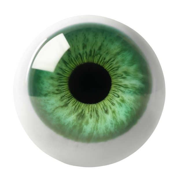 iris of eye isolated