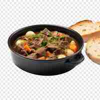 PSD irish stew isolated on transparent background