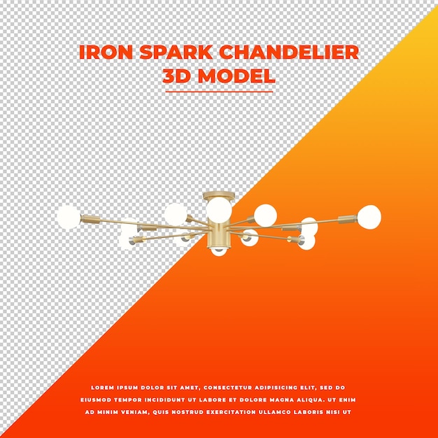 Iron spark kroonluchter