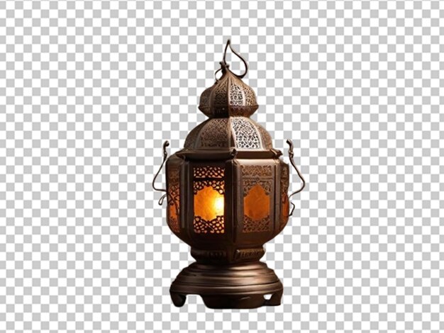PSD an islamic brown lantern