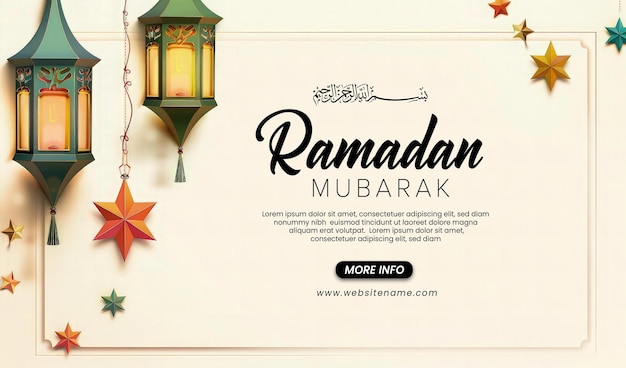 PSD islamic luxury golden ramadan banner for eid al fitr adha ramzan milad un nabi background