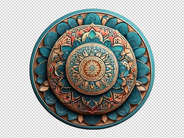 PSD mandala islamica png trasparente