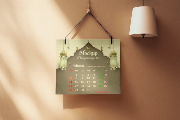 PSD calendario dell'anno nuovo islamico